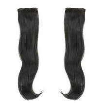가발매니아 보그웨이브 46cm 부분2헤어피스 붙임머리 made in korea, 투톤브라운(형상기억인모)