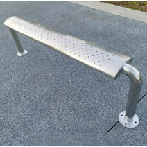 스텐 버스정류장 의자 벤치 야외 공원 로비 긴의자 버스터미널 야구장 대기 웨이팅, 180x20x50cm