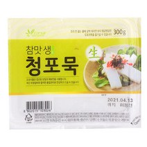 탱글탱글 참맛 생 청포묵 300g, 단품, 단품