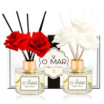 오마르 퍼퓸디퓨저 120ml 1+1 디퓨저세트, 딥o크 도손 타입