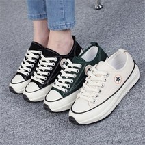 플랫폼 로우 캔버스화 4cm (Jbuldn)