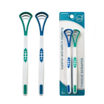 LookGoods 혀클리너 백태제거 텅브러쉬 혀 칫솔 혓바닥 갈라짐 염증 입냄새 제거 구취제거 구내염 예방, 2개입