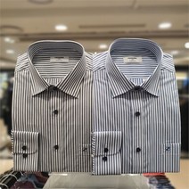레노마 SH04 링크프리 면 혼방 정통 런던 스트라이프 일반핏 셔츠 RMSSGP-921-BU-99