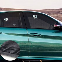 [LifPoP] 커버형 차량용 창문 모기장 차박전용모기장, 선쉐이드 앞유리2p+뒷유리 2p