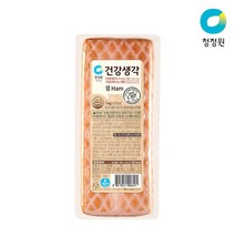 청정원 건강생각 사각햄 1kg 1개, 없음