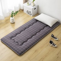 간이침대매트 접이식 1인용침대 매트리스 수면 떡실신 기숙사 2층침대 기술교육생, 두꺼운 부분 작은 정사각형