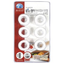 물아낌 Dr.Water 닥터워터 필터 자바라 절수기 리필 6p 국산필터