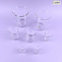유리 비커 눈금 계량컵 제빵 베이킹 바리스타 커피 공방 향수 방향제 비누 캔들 만들기 식단 이유식 비율 비중 실험 랩 과학교실 학교 연구실 인테리어 화분 펜꽂이 홀더 수납 정리, B 10ml