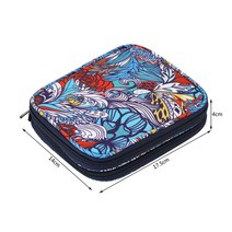 코바늘 파우치 수납 가방 핸드메이드 공구 스웨터 바늘 정리 문구뜨기 뜨개질 패키지 초보 배우기 세트 부자재 소품 키트 지갑 기초 재료 펀한몰, 복고풍 에스닉 스타일 크로 셰 뜨개질 빈 가방