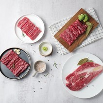 한우 1++ 우마왕 배터지는 냉장 투플 한우모듬구이 800g 4인분 선물세트 포장가능, (프리미엄1.6kg)살치+등심+갈비살+부채