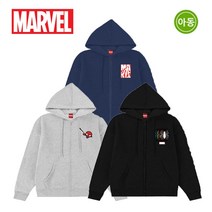 칼카니 봄가을 특양면 스탠다드 아동 오버핏 후드집업 3종 (9호-17호)