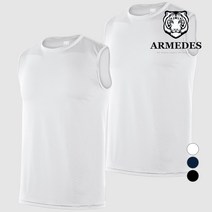 [2개] 아르메데스 남성용 기능성 데일리 민소매 티셔츠 AR-123