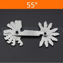 측량 반경 템플릿 R 게이지 R1-6.5 7-14.5 15-25 26-80 플레이트 필렛 외부 내부 오목 볼록 측정 도구, 05 R55