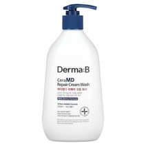 더마비 Derma:B CeraMD 리페어 크림 워시 400ml(13.5fl oz), 4개