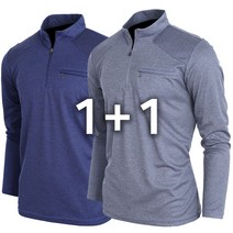 노블진 스판 기능성 긴팔작업복 1+1 남자 등산복 상의 작업복 아웃도어