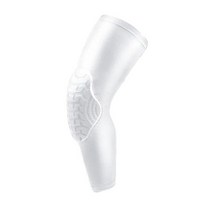 crashproof 무릎 보호 스포츠 기어 다리 무릎 패드 통기성 붕대 농구 무릎 지지대 1pc 서포터 슬개골아대, 하얀, m