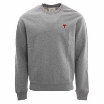 [아미] 22FW USW001 730 055 자수 하트 로고 맨투맨