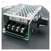 전압조절기고전력 사이리스터 220VAC 4000W 전자 전압 조정기 AC 모터 디밍 속도 온도 적용, 한개옵션0