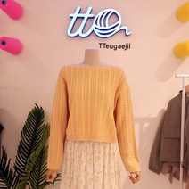 tto 세로꽈배기짜임 티셔츠(T21KRN03AX)