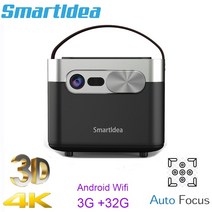 ★프로젝터★ smartldea d25 풀 HD 1920x1080 4k 3d ansi 1000lumens android 3g 32g 5g wifi dlp auto 포터블 스크린, 협력사