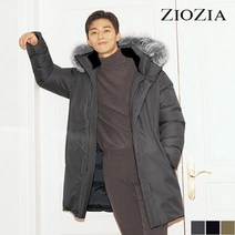 지오지아(ZIOZIA) [지오지아] 폭스퍼 후드 롱 다운 점퍼 (AEA4FP1101)