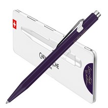 2022한정판 까렌다쉬 849볼펜 다크퍼플 네온옐로우 골리앗리필심내장 틴케이스, 2022한정판_849다크퍼플