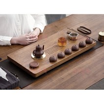 YITIAO 중국 전통 보이차 다기 세트용 차판 소 중 대 사이즈 다건 포함, 차판(소), 1개