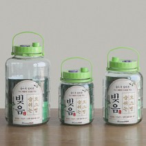 매실청 효소병 담금주 밀폐유리병, 3L (CO10606), 1개