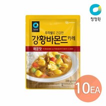 청정원 청정원 우리쌀 강황 바몬드 카레 매운맛 100g x 10개