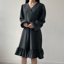 빅사이즈 301 끈스트링브이랩원피스 DCRN857