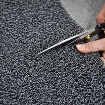 수지매트 투톤 코일롤매트, 블랙+그레이120x1cm, 1개