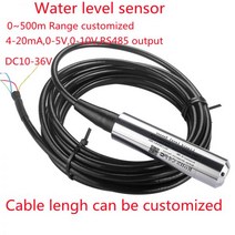 IP68 수중 수위 센서 액체 압력 송신기 2m 3m 5m 범위 4-20mA 1-5V 출력, 5m range 10m cable, 1-5V output, 1개