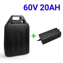전동킥보드 배터리 전기 자동차 리튬 방수 18650 60v 20ah 두 바퀴 foldable citycoco 전기 스쿠터 자전거, a-60v 20ah 충전