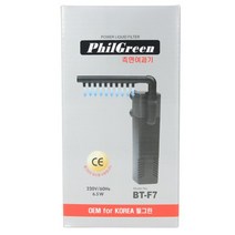 필그린 수족관용 측면여과기 BT-F7 6.5W, 1개