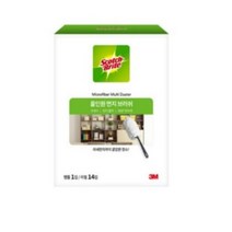 3M 올인원 먼지떨이 스타터팩 핸들 + 리필 14개, 흰색, 10개