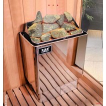 건식 사우나 스토브 히터 찜질방 방열기 증기 한증막, 3KW 내부 제어로(2-4m³에 적합)
