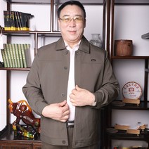 중년 남자 가을 긴팔 재킷 봄가을 아빠 재킷 할아버지 루즈핏 캐주얼 상의 코트