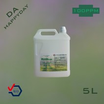 손소독제 만들기 이산화염소수 화장실 옷장 침대 이불 카펫 신발 살균소독 반려동물 냄새처리 만나오투 5L 20L