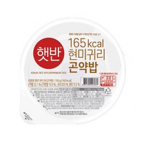햇반 현미귀리곤약밥, 8개, 150g