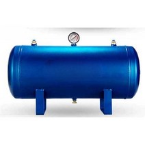 공기압축기 탱크 콤프레샤 소형 가스 저장 용기 50L, 40L 파란색 + 액세서리