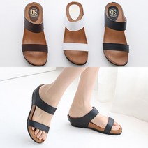 벨루치슈즈 여성 천연가죽 수제화 스트랩 키높이 5cm 가보시 통굽 발편한 쿠션 스트랩 샌들 국내제작