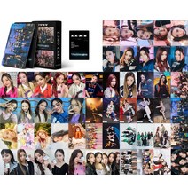 55 PCS/Set 아이돌 GI-DLE Lomo 카드 ITZY Photocards BP Aespa IVE Kep1er 레드 벨벳 Stayc 새 앨범 Photocard, [07] ITZY02
