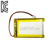 YJ 리튬폴리머배터리 KC인증 충전지 YJ603448 1000mAh 리튬폴리머, 1개