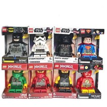 탁상시계 레고 알람 시계 시계 배트맨 슈퍼맨, Winstead 알람 시계 야간 조명