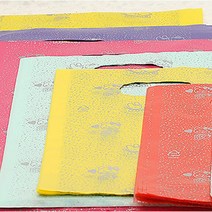 노크원 쇼핑백, 100매입, 02HD쇼핑백_4호 노랑(22x 32)