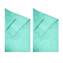 푸 루이 스포츠 타월 4 팩 체리 꽃가루 * 4, 두 모래 블루 * 2