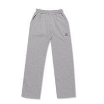 이십오퍼센테이지 (기모)25P 스몰 로고 핀턱 와이드 팬츠 [그레이]