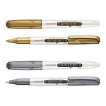 모나미 네임펜 M/금색 네임펜/은색 네임펜/1자루, 골드