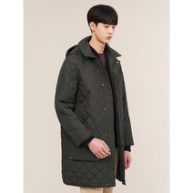 [빈폴] [30%OFF] [BCycle] 카키 디테처블 후드 다이아 퀼팅 코트 (BC1830A81H)