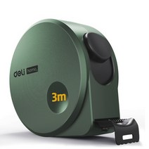 편스토어 고정밀 탄소강 미끄럼방지 줄자 그린, 3M, 1개
